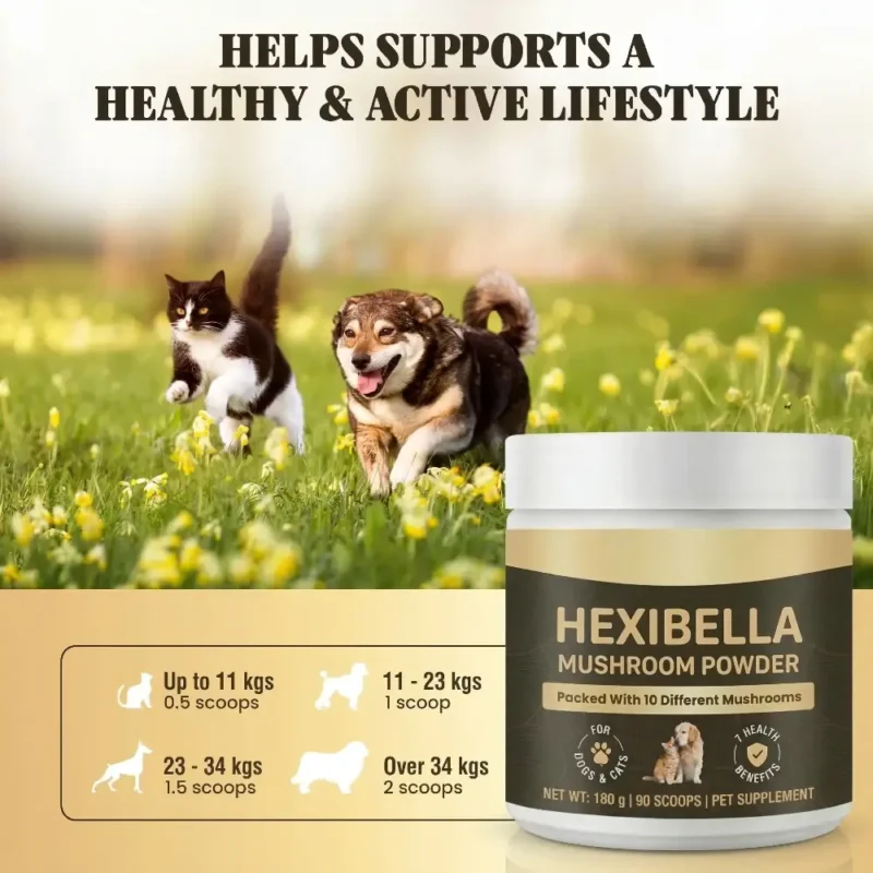 en-he12ibella Mushroom Powder For Pets