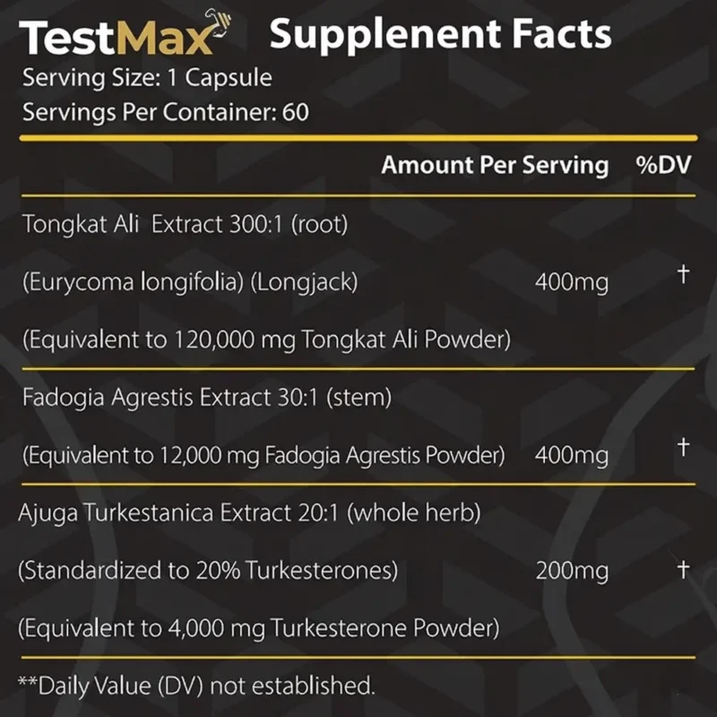 testma5 TESTMAX Testosterone Booster