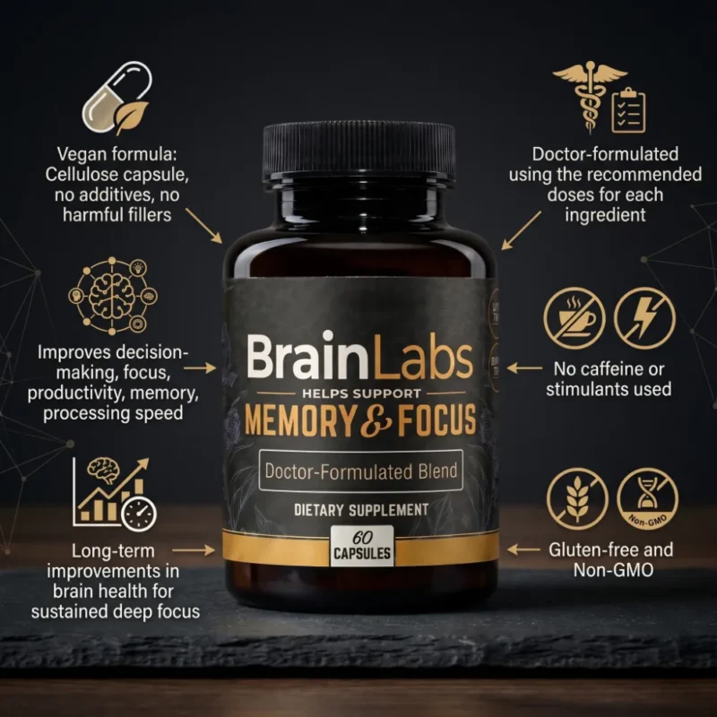 BrainLabs 8-in-1 Brain Supplement